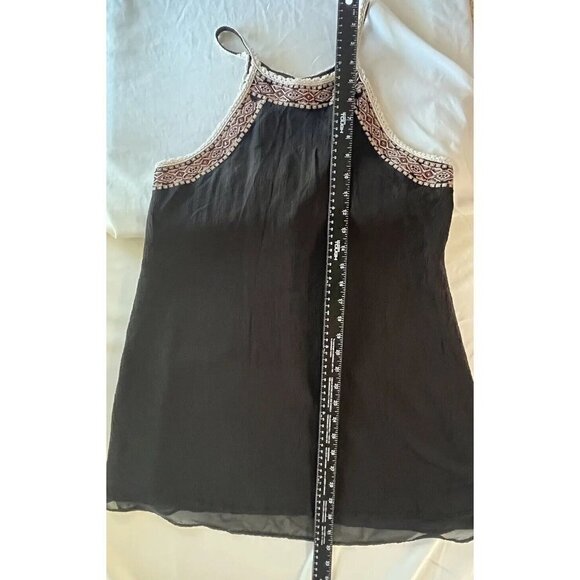 House of Harlow 1960 June Revolve Black Embroidery Keyhole Back Mini Dre… - Picture 14 of 16